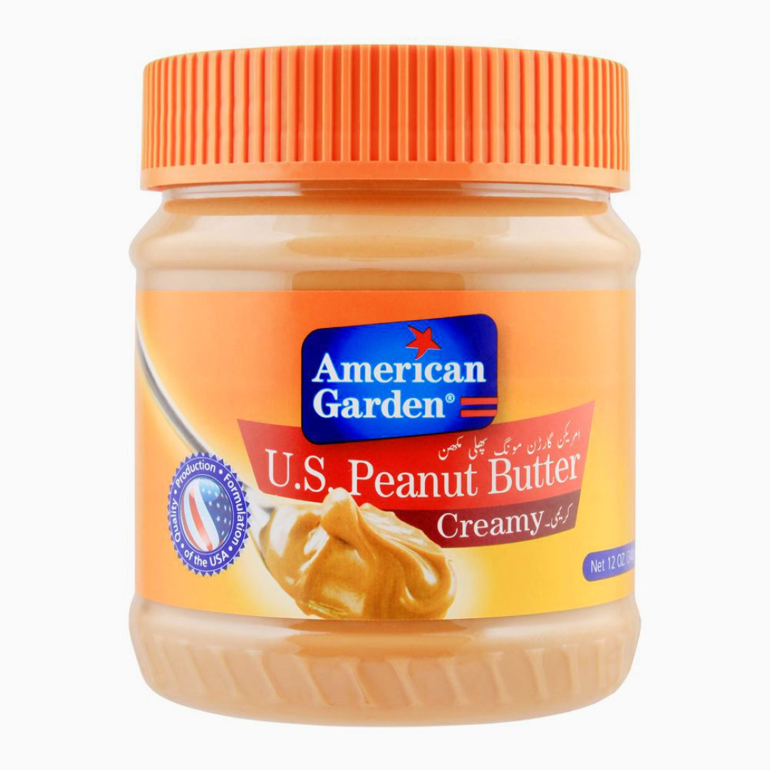 AMERICAN GARDEN SMOOTH PEANUT BUTTER 340G